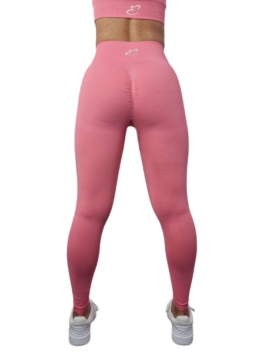 Ash Pink Contour Scrunch Butt Leggings